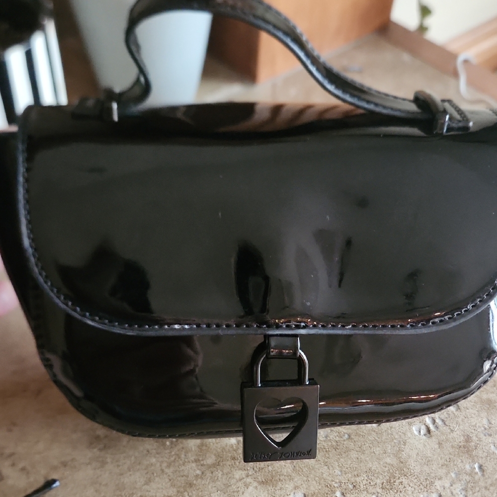 Betsy Johnson Black Crossbody Bag